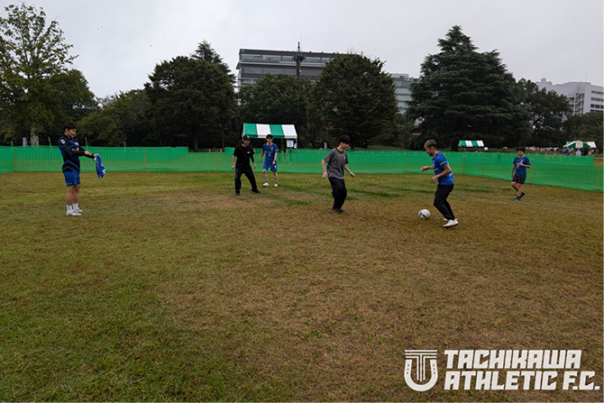 立川アスレティックFC　ドリブル対決