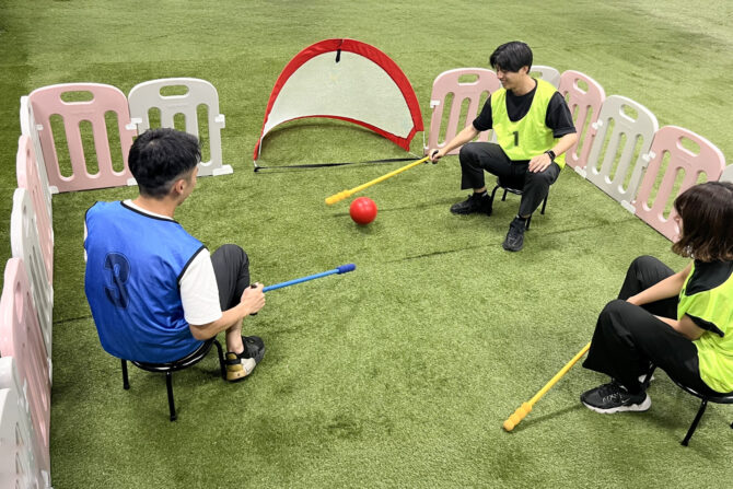 ステッキボール体験
